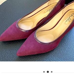 Abella Women's Burgundy Flats